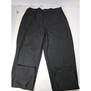 Women's Pull & Bear Updated Garments Dress Slacks Size L Large‎ Black Office